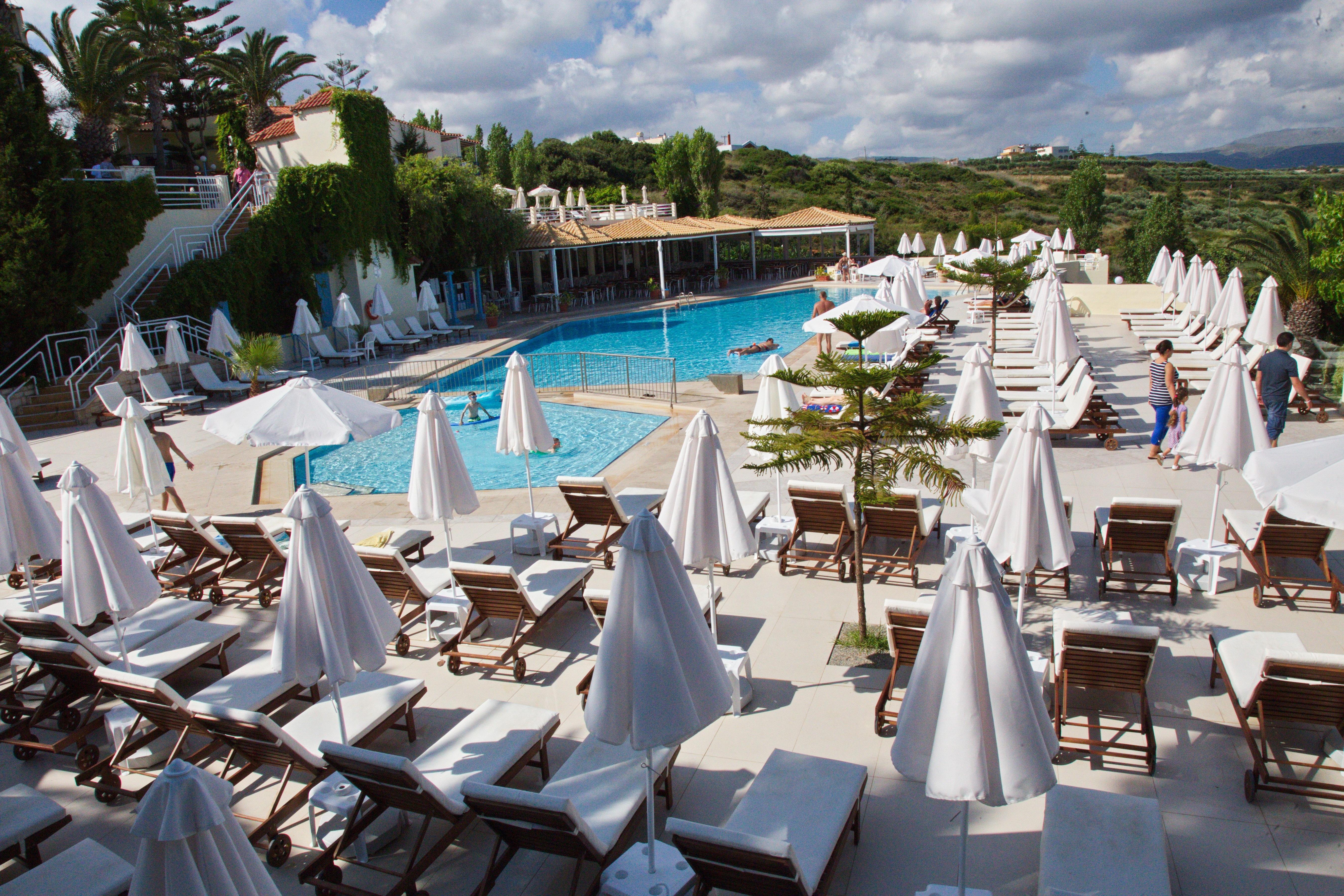 Rethymno Mare & Water Park Hotel Skaleta Luaran gambar